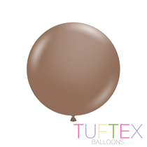 Tuftex Standard Cocoa 24" Latex Balloons 3pk