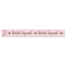 Pink & Gold Bride Squad Sash