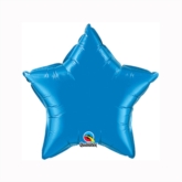 Sapphire Blue 9" Star Foil Balloon