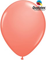 11" Coral Latex Balloons 100pk