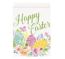 Watercolour Pastel Easter Paper Treat Bags 8pk