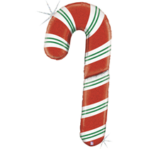 Christmas Giant 5ft Candy Cane Foil Balloon