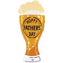 Happy Father's Day Beer 39" Large Foil Balloon
