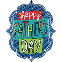 Happy Father's Day Frame 27" Foil Balloon