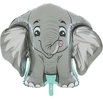 Grabo Cute Elephant 28" Foil Shape Balloon