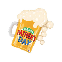 Father's Day Beer Mug 35" Foil Balloon