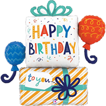 Grabo Happy Birthday Gift 35" Large Foil Balloon