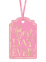 Best Day Ever! Gift Tags 25pk - Pink
