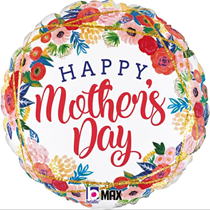 Grabo Happy Mother's Day Floral 18" foil Balloon