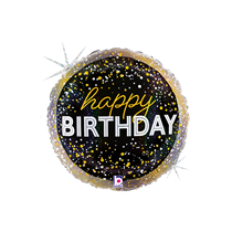 Grabo Happy Birthday Metallic Party 18" Foil Balloon