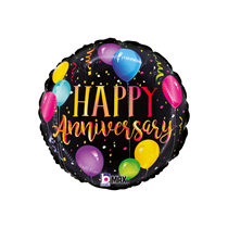 Grabo Happy Anniversary Party 18" Foil Balloon