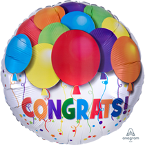 Congrats! Bold 18" Foil Balloon