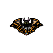 Halloween Bat 14" Mini Foil Balloon