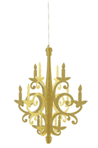 Gold Glitter Foil Chandelier Hanging Decoration