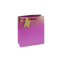 Pink And Gold Ombre Medium Gift Bag 6pk