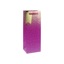 Pink And Gold Ombre Bottle Gift Bag 6pk
