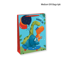 Have a Roarsome Day Dinosaur Medium Gift Bag 6pk