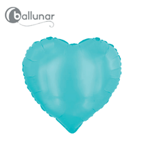 Matt Blue 18" Heart Foil Balloon