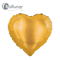 Gold 18" Heart Foil Balloon