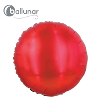 Red Round 18" Foil Balloon