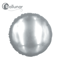 Silver Round 18" Foil Balloon