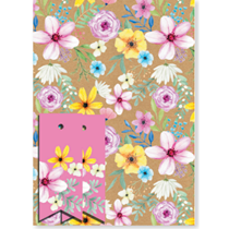 Floral Gift Wrap Sheets & Tags 2pk