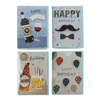 Male Greeting Cards 24pk