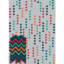 Colourful Dots Gift Wrap Sheets & Tags 2pk