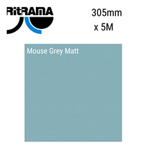 Mouse Grey Matt Vinyl 305mm x 5M