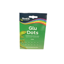  Removeable Clear Glu Dots 64pk