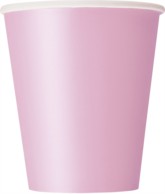 Light Pink 9oz Paper Cups 8pk
