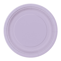 Unique Party 9" Lavender Round Paper Plates 16pk