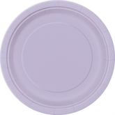 Unique Party 9" Lavender Round Paper Plates 8pk
