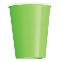 Unique Party Lime Green 9oz Paper Cups 14pk