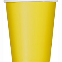 Unique Party Sunflower Yellow 9oz Paper Cups 14pk