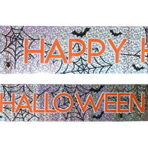 Happy Halloween Foil Banner 2.6mt