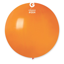 Gemar Standard Orange 31" Latex Balloon