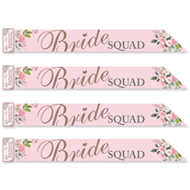 Bride Squad Paper Sash 4pk