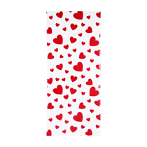 Valentine's Love Heart Cellophane 3pk 70cm x 50cm