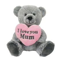 Mother's Day Grey Mum Bear 10"