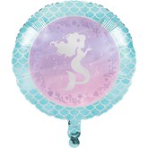 Iridescent Mermaid 18" Foil Balloon