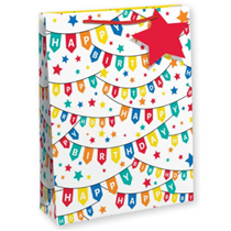 Birthday Banners Extra Large Gift Bag 6pk