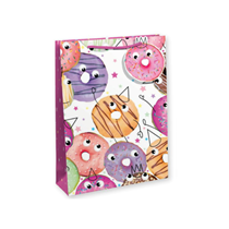 Colourful Donuts Medium Gift Bag 6pk