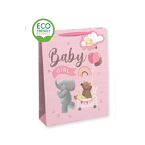 Baby Girl Medium Gift Bag 6pk