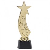 Golden Star Plastic Award Trophy