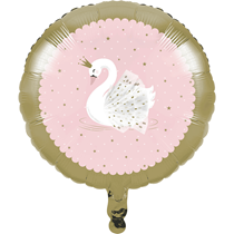 Stylish Swan Party 18" Foil Balloon