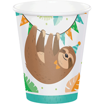 Sloth Party Paper Cups 8pk
