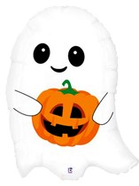Halloween Cute Lil Ghost 26" Supershape Foil Balloon