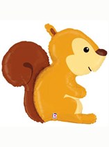 Woodland Critters Squirrel 36" Supershape Foil Balloon