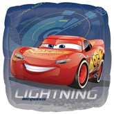 Disney Cars 3 Lightening McQueen 18" Square Foil Balloon